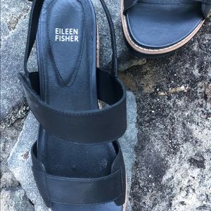Eileen Fisher Kale Sandal - Black